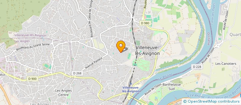 localisation de l'entreprise SCI BD PATRIMOINE  VILLENEUVE-LES-AVIGNON