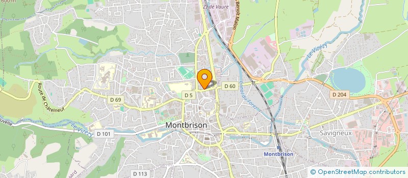 localisation de l'entreprise SCI BD2C  MONTBRISON