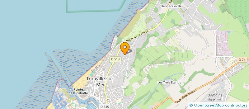 localisation de l'entreprise SCI BDAEM  TROUVILLE-SUR-MER
