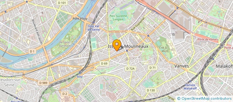 localisation de l'entreprise SCI BDAL à ISSY-LES-MOULINEAUX