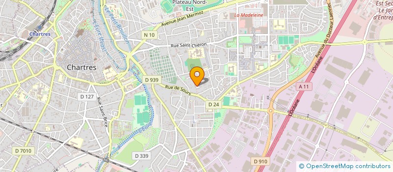 localisation de l'entreprise SCI BDAWA à CHARTRES