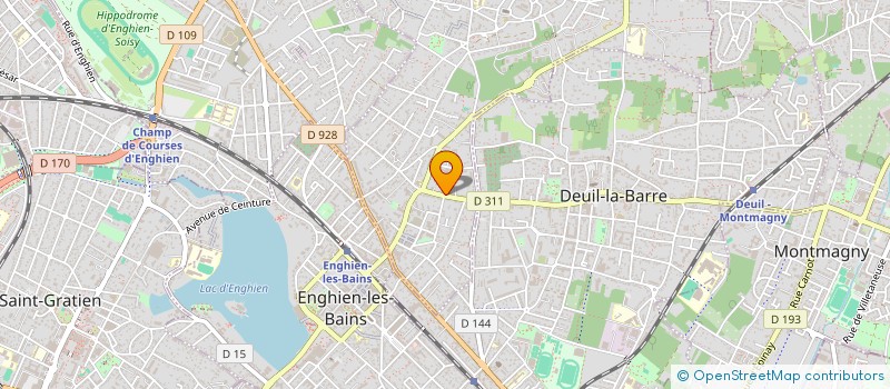 localisation de l'entreprise SCI BDB à MONTMORENCY