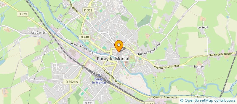 localisation de l'entreprise SCI BDBP  PARAY-LE-MONIAL