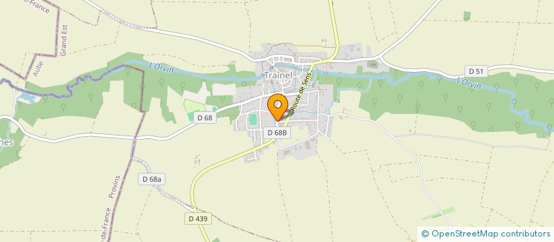 localisation de l'entreprise SCI BDC  TRAINEL