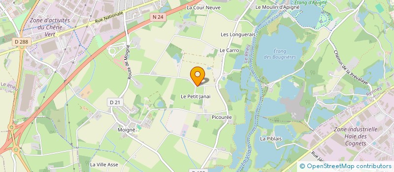 localisation de l'entreprise SCI BDC  LE RHEU