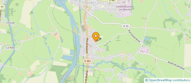 localisation de l'entreprise SCI BDC IMMO  POUILLY-SOUS-CHARLIEU