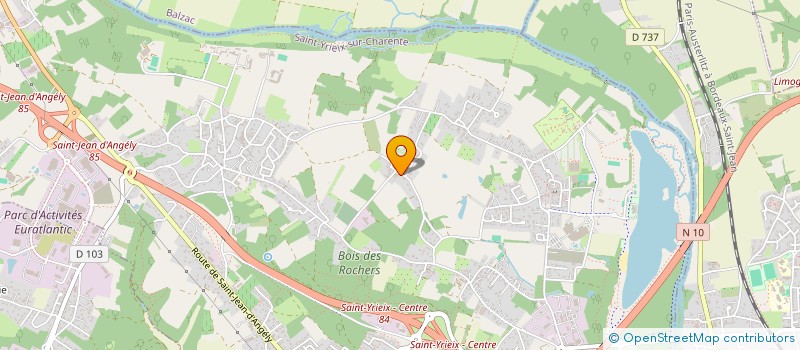 localisation de l'entreprise SCI BDCAB à SAINT-YRIEIX-SUR-CHARENTE