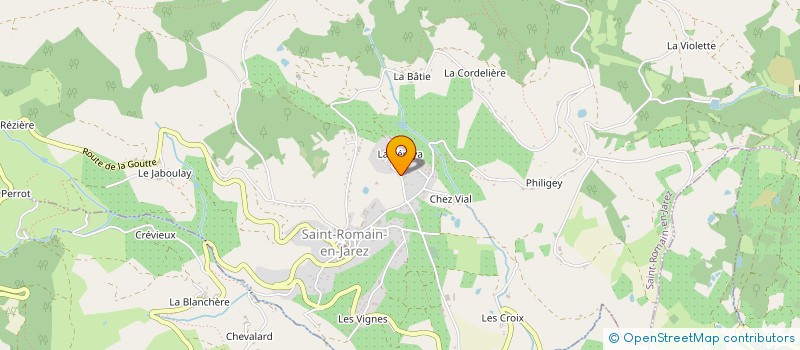 localisation de l'entreprise SCI BDCP  SAINT-ROMAIN-EN-JAREZ