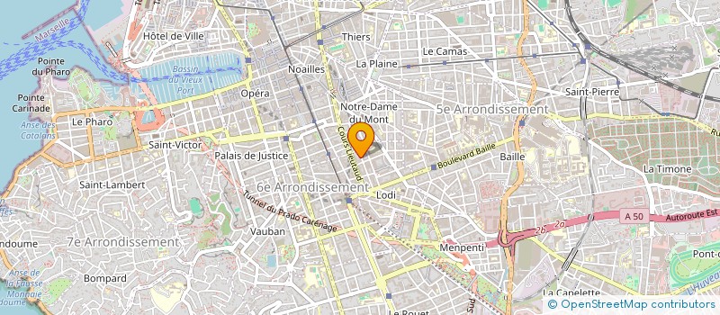 localisation de l'entreprise SCI BDD à MARSEILLE