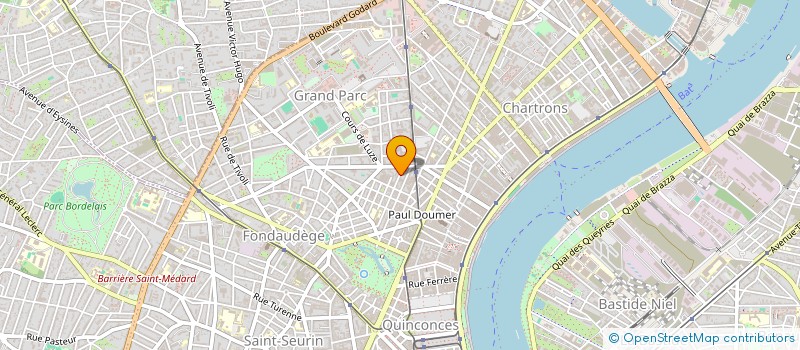 localisation de l'entreprise SCI BDE à BORDEAUX