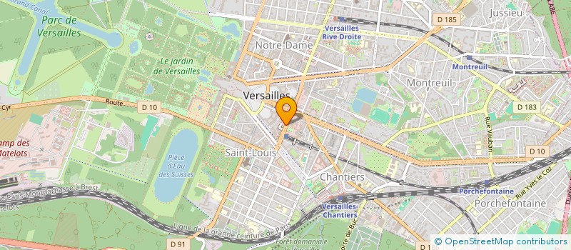localisation de l'entreprise SCI BDEBERDT à VERSAILLES