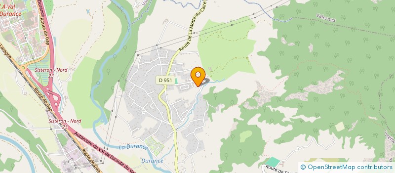 localisation de l'entreprise SCI BDEF  SISTERON
