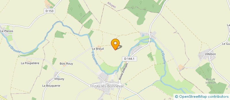 localisation de l'entreprise SCI BDF28 à TRIZAY-LES-BONNEVAL