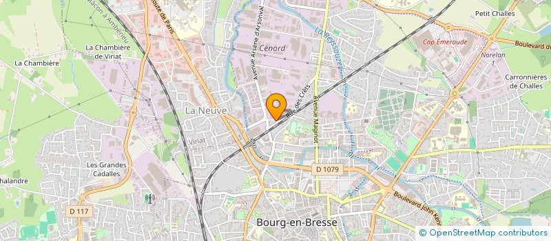localisation de l'entreprise SCI BDFF à BOURG-EN-BRESSE