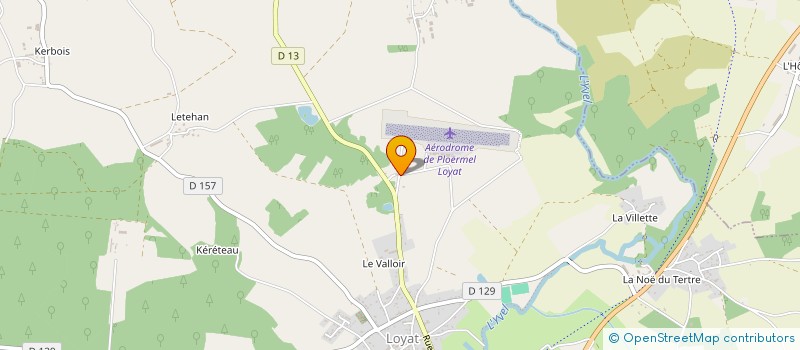 localisation de l'entreprise SCI BDG  LOYAT