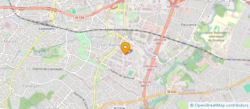localisation de l'entreprise SCI BDG à COLOMIERS
