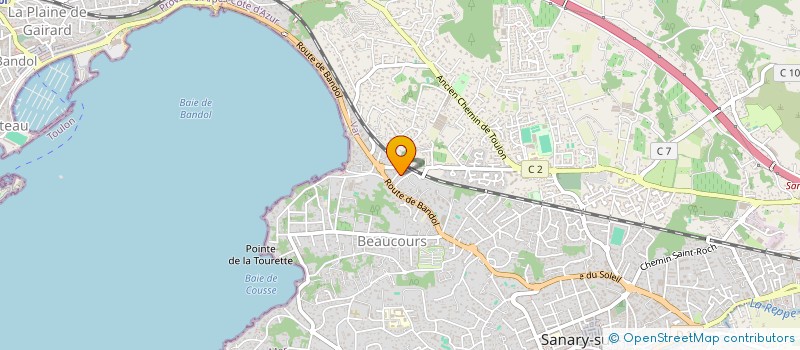 localisation de l'entreprise SCI BDG à SANARY-SUR-MER