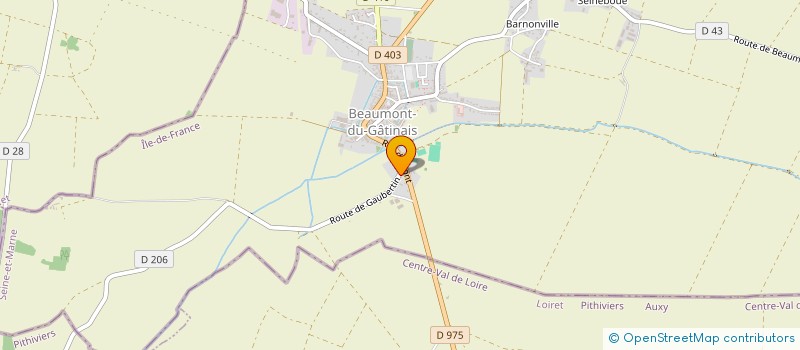 localisation de l'entreprise SCI BDG77 à BEAUMONT-DU-GATINAIS