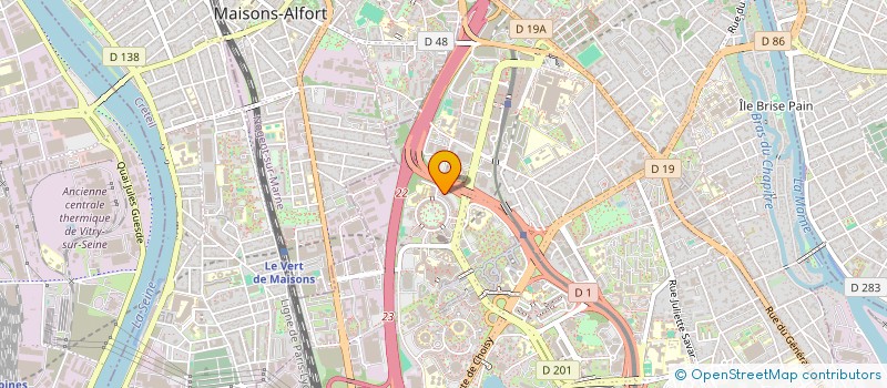 localisation de l'entreprise SCI BDI à CRETEIL