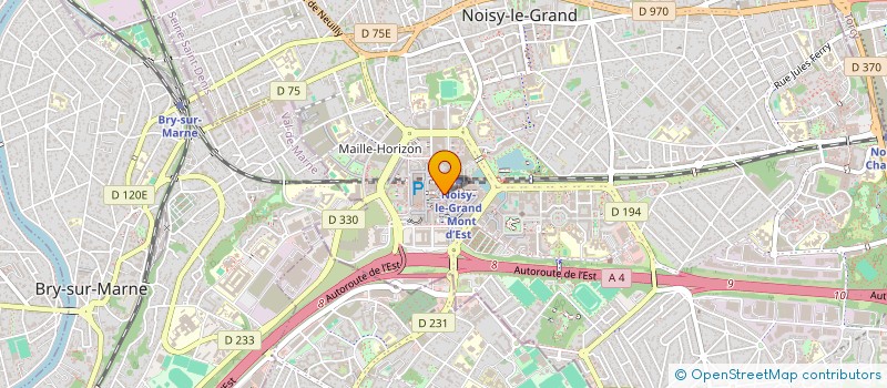localisation de l'entreprise SCI BDK à NOISY-LE-GRAND