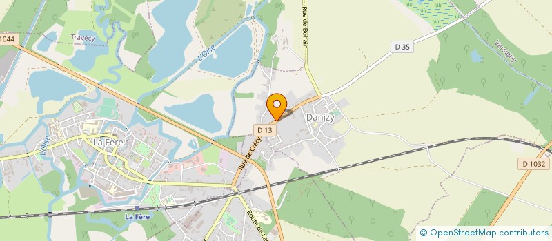 localisation de l'entreprise SCI BDK  DANIZY