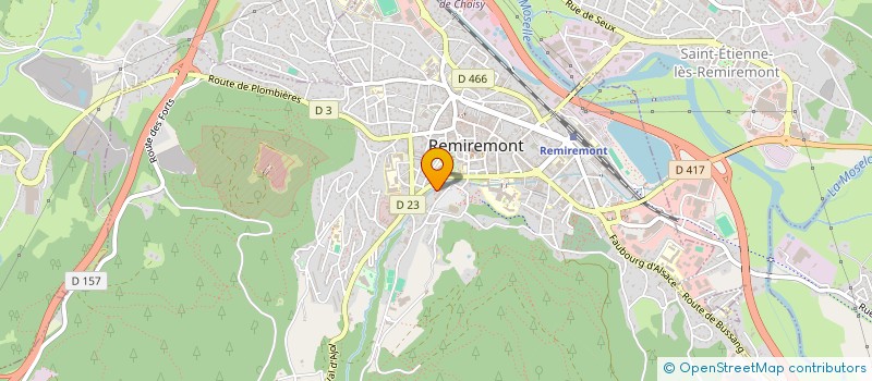 localisation de l'entreprise SCI BDK IMMOBILIER  REMIREMONT