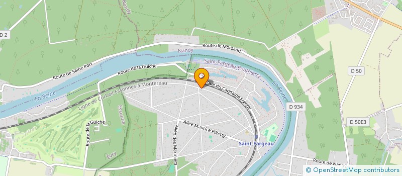 localisation de l'entreprise SCI BDKO  SAINT-FARGEAU-PONTHIERRY