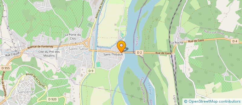 localisation de l'entreprise SCI BDL  SAINT-SATUR