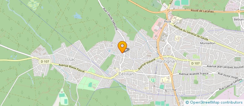 localisation de l'entreprise SCI BDL  SAINT-MEDARD-EN-JALLES