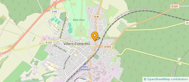 localisation de l'entreprise SCI BDL AGOSTA à VILLERS-COTTERETS