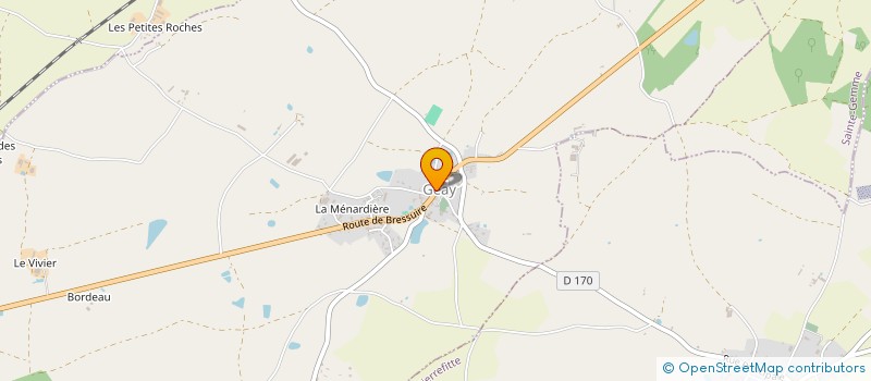 localisation de l'entreprise SCI BDLC 24  GEAY