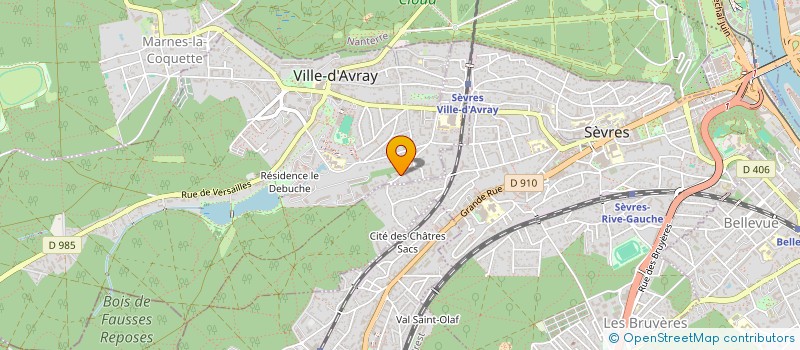 localisation de l'entreprise SCI BDLC à SAINT-CLOUD