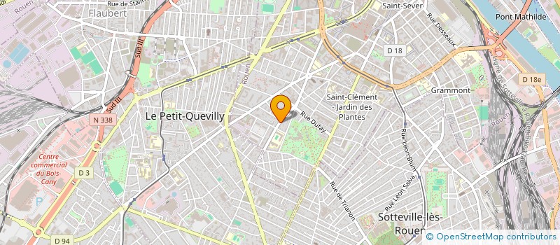 localisation de l'entreprise SCI BDM à ROUEN