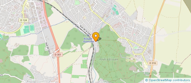 localisation de l'entreprise SCI BDM EZANVILLE  ECOUEN