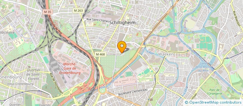 localisation de l'entreprise SCI BDMAQ  SCHILTIGHEIM