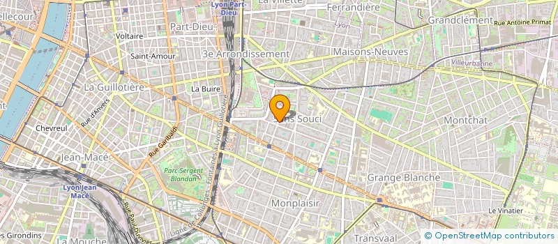 localisation de l'entreprise SCI BDMR  LYON