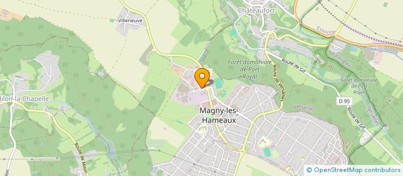 localisation de l'entreprise SCI BDMW  MAGNY-LES-HAMEAUX