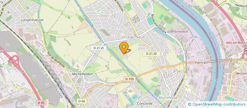 localisation de l'entreprise SCI BDO  VILLAGE-NEUF