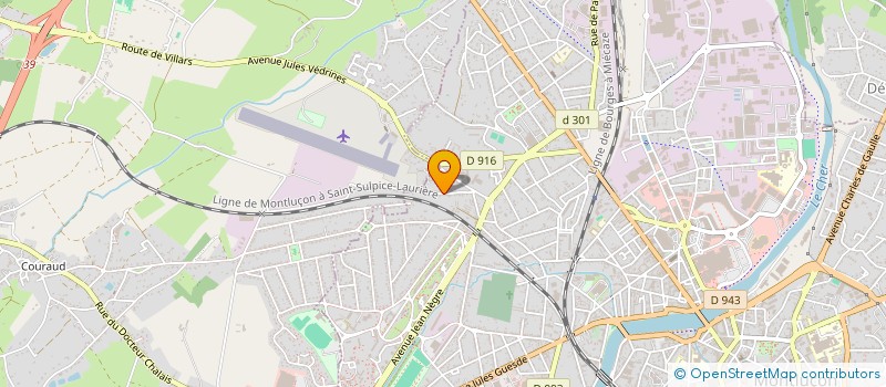 localisation de l'entreprise SCI BDOT à MONTLUCON