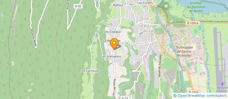 localisation de l'entreprise SCI BDP  LE BOURGET-DU-LAC