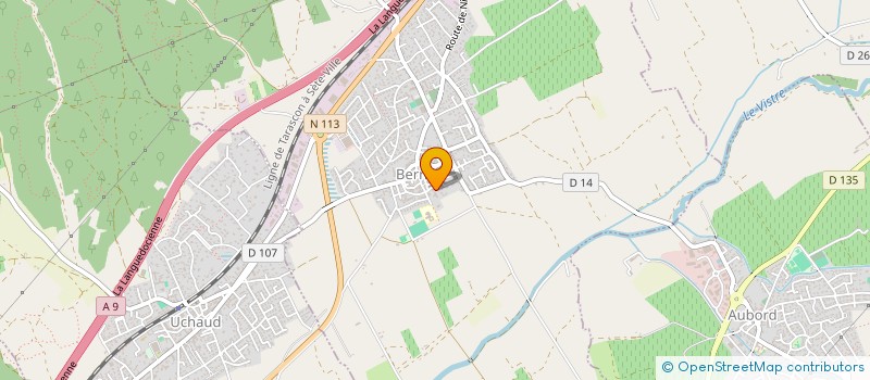 localisation de l'entreprise SCI BDPHARM  BERNIS