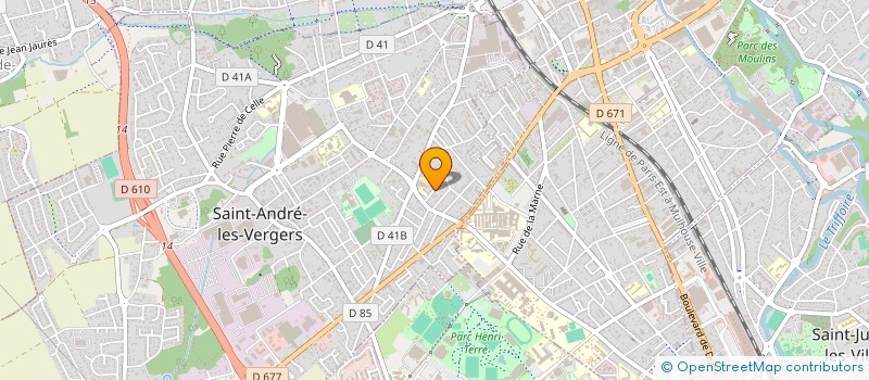 localisation de l'entreprise SCI BDR-3-  SAINT-ANDRE-LES-VERGERS