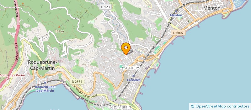 localisation de l'entreprise SCI BDRAMA à ROQUEBRUNE-CAP-MARTIN