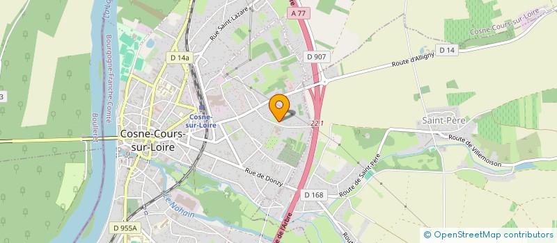 localisation de l'entreprise SCI BDS à COSNE-COURS-SUR-LOIRE