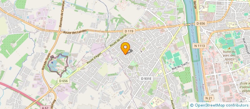 localisation de l'entreprise SCI BDT IMMO  LE PASSAGE