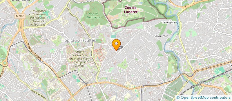 localisation de l'entreprise SCI BDTP à MONTPELLIER