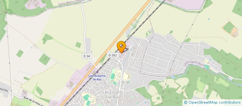 localisation de l'entreprise SCI BDV  LES ESSARTS-LE-ROI