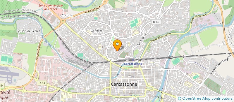localisation de l'entreprise SCI BDV à CARCASSONNE