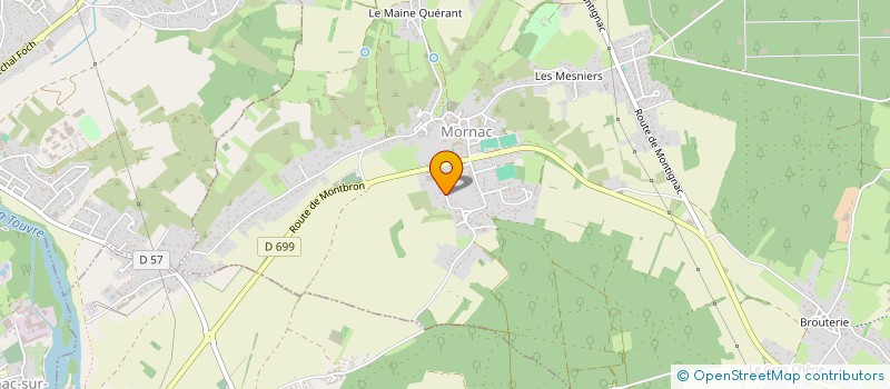 localisation de l'entreprise SCI BDX à MORNAC