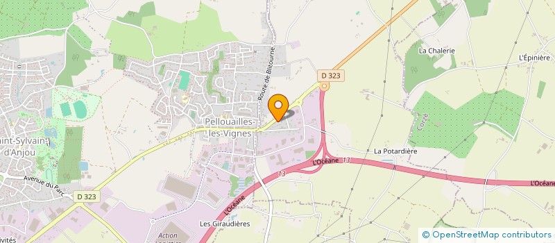 localisation de l'entreprise SCI BE 4  JARZE VILLAGES